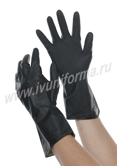 Перчатки резиновые КЩС ТИП 1