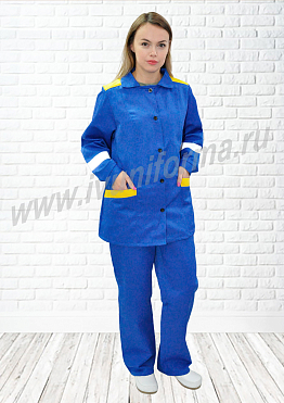 Костюм рабочий женский арт. Р-02-241-ГР