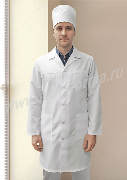 Халат медицинский мужской арт. М-20-328-ТС