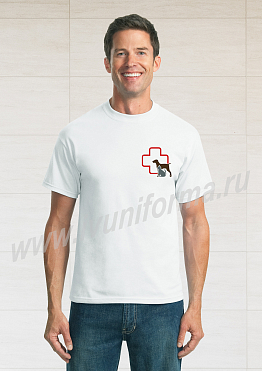 Футболка мужская для ветеринара арт. М-14-209-ТР